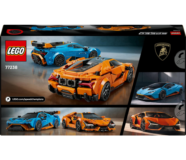 LEGO Speed Champions 77238 Lamborghini Revuelto i Huracán sto - 1331745 - zdjęcie 9